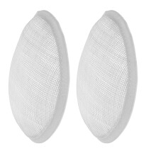 2St Vit Mesh Hattbas I För Kvinnors DIY Accessoarer