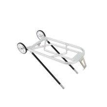 (As show, One size) for Folding Bicycle Rear Shelf Aluminum Alloy with Easy Wheel Folding Bicycle Rear Rack