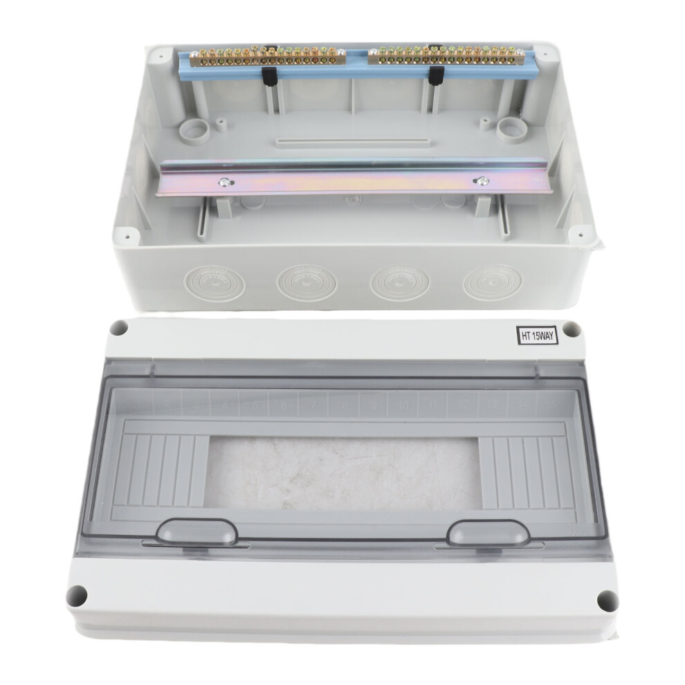 15-Way Ip65 Waterproof Plastic Distribution Box, 310X200x110mm 4351357826017