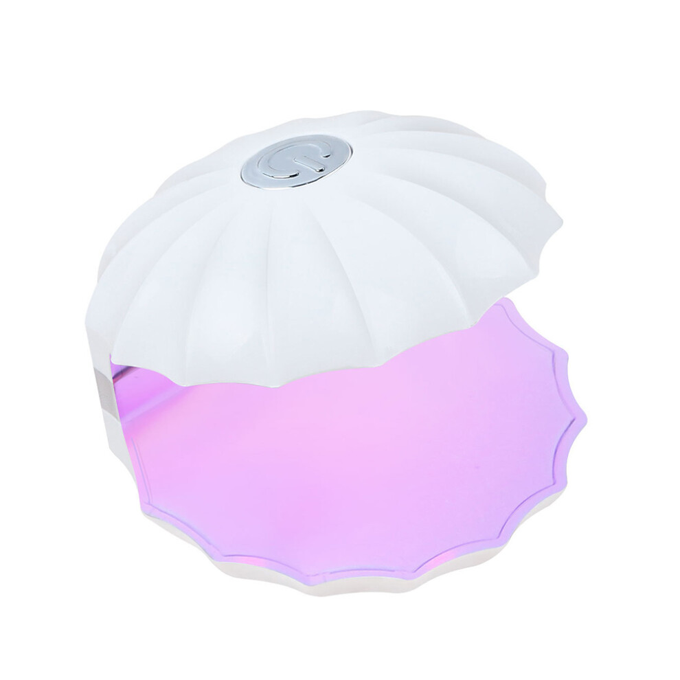 Mini Shell Nail Lamp 18W Portable UV LED Curing Light for Gel Nails