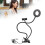 Selfie-Ringlicht mit Handyhalterung, 5 V, 48 LEDs, 12