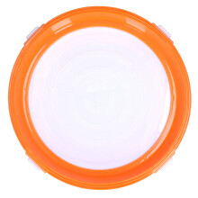 Wiederverwendbare stapelbare Lebensmittelaufbewahrungs-Schale – 29x11,4 cm, Orange