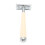 Manual Double Edged Razor Beige Long Handle for Safe Shaving 4