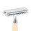 Manual Double Edged Razor Beige Long Handle for Safe Shaving 6