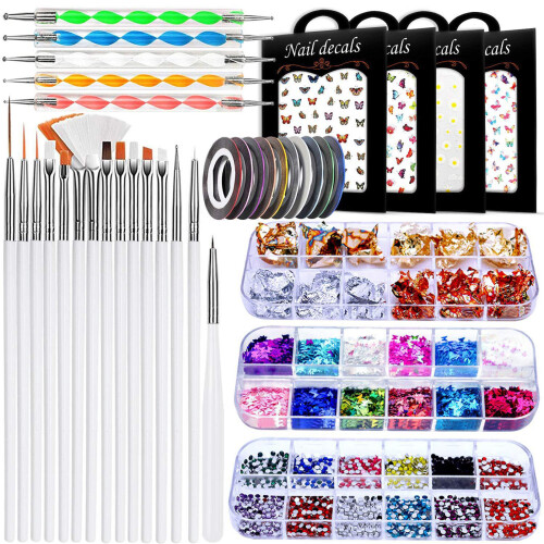 Nagelkunst-Dekorationsset, komplettes