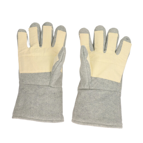 1 Paar hitzebeständige Handschuhe mit separaten 2