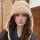 Winter Knitted Trapper Hat Thick Fleece Lined Ear Covers-khaki 6