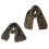 Winter Leopard Print Scarf Warm Lightweight Polyester-Camel 2