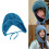 Winter Knitted Trapper Hat Thick Fleece Lined Ear Covers-khaki 2