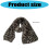 Winter Leopard Print Scarf Warm Lightweight Polyester-Camel 4