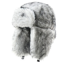 Thickened Plush Winter Trapper Hat With EarFlaps For-off11white