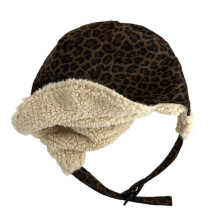 Stylish Japanese Inspired Winter Hat Cold Wind-leopard print