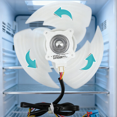 12V Refrigerator Evaporator Fan Motor for Replace EAU63103302 1