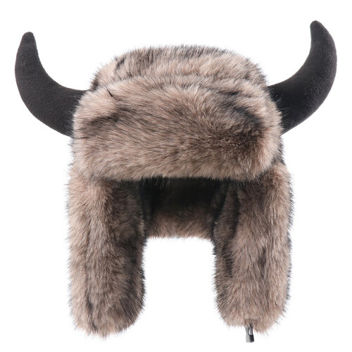 Windproof Thermally Winter Hat With Full Ear Coverage For-Khaki