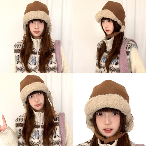 Stylish Japanese Inspired Winter Hat Cold Wind-leopard print 1