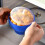 Popcorn Popper Microwave Bowl Blue Foldable, Reusable Microwave Safe Popcorn Bowl 5