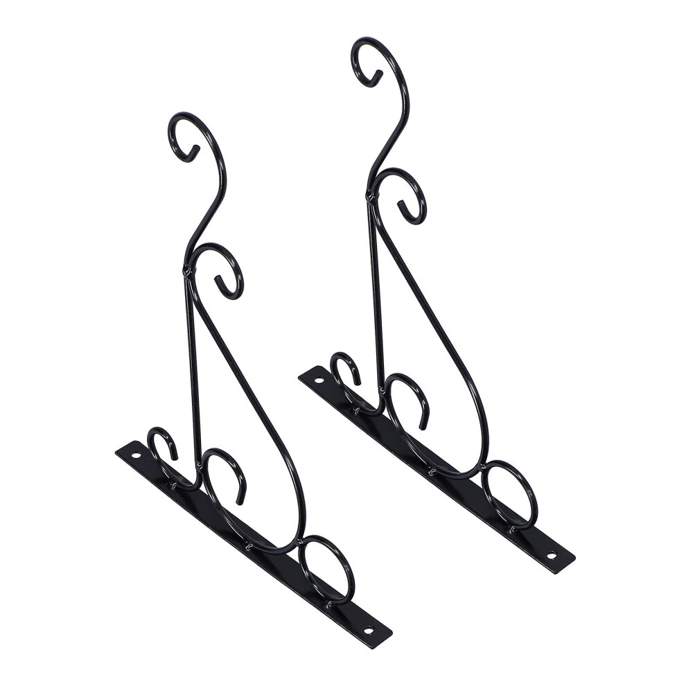 Kikidex (As Show, One Size) Plant Hanging Bracket, Retro Iron Plant Hanging Hooks