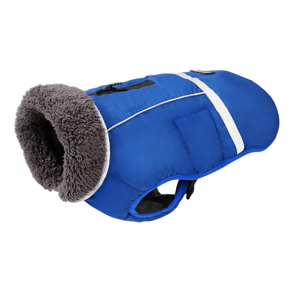 (blue, L) Comfortable And Stylish Dog Winter Clothes Waterproof Coating Easy To-image-OPC-PMQKQGD-NEW