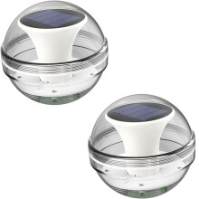 2 Pack Solar Floating Lights Solar-Powered Waterproof Pool Lights Auto On/Off Sensor Garden Ponds Patio Decor