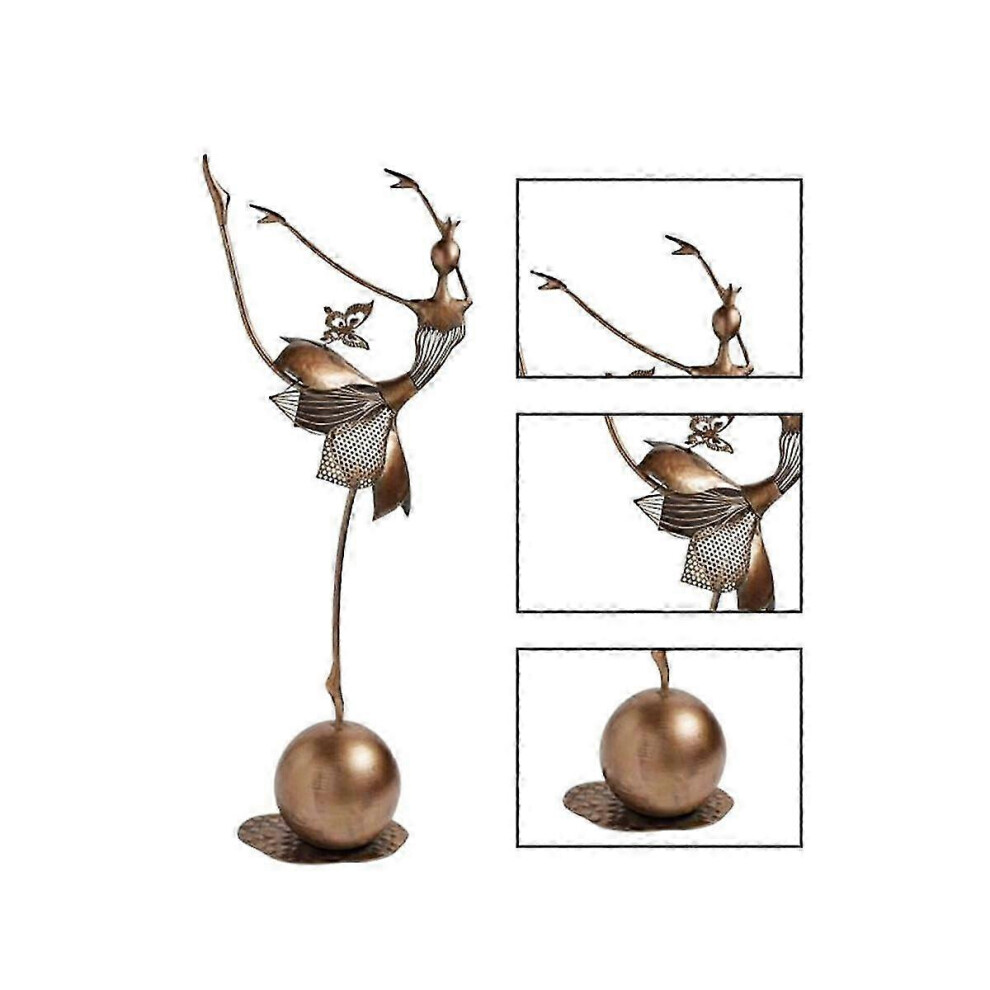Kikidex (As Show, One Size) Dancing Sculpture Abstract Resin Statue Art Crafts Modern Graceful Dance Movements Collectible Figu