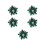 (D) 5pcs/set Detachable Crystal Buttons For Women Rhinestone Button Covers 1