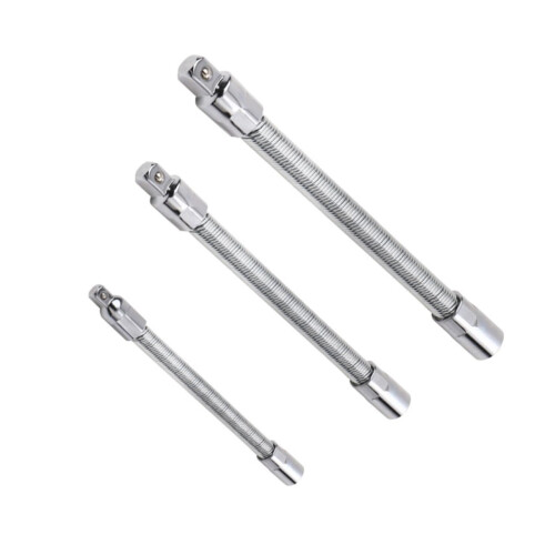 3pcs Multi Tool Accessories Drill Extension Bit Flexible Spring Steel Connection Shafts Adapter Rod For Most Multi Tools