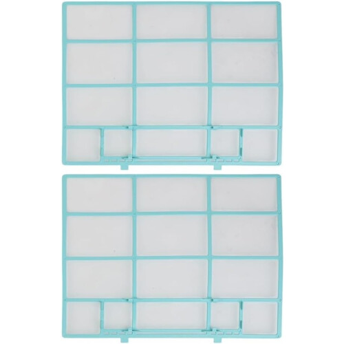 Air Conditioner Dust Screen Filter 2-Pack For Indoor Unit Hanging Split System Easy Install Plastic 34.5 x 27.5 2