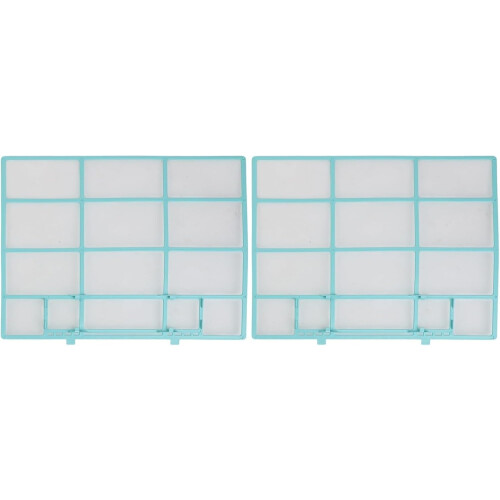 Air Conditioner Dust Screen Filter 2-Pack For Indoor Unit Hanging Split System Easy Install Plastic 34.5 x 27.5 1