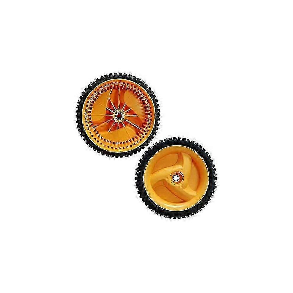 Kikidex (As Show, One Size) 2 Pack Lawn Mower Wheels 53T Drive Wheel For Husqvarna Electrolux Mcculloch Rally & More