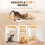 Wall Mounted Cat Scratcher Self-Adhesive Scratch Pad Durable Shedding-Resistant Surface Wall And Floor Protector Model B 5
