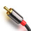 Kabel adaptera audio Ugreen 3,5 mm Mini Jack na 2RCA, 1,5 m - czarny 2