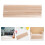 100St Onbewerkte Dowel Sticks Beige - Voor Modelbouw 10