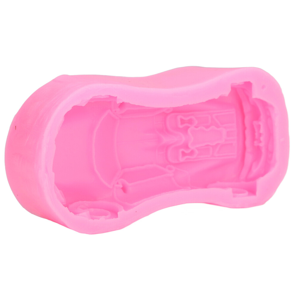 Pink Silicone Mold for DIY Cakes, Chocolates & Ice Cream, 12.8x6x3.5cm-image-OPC-PMQM79K-NEW