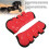 Equestrian Support: Red 2pcs Horse Front Tendon Boots Size M 11