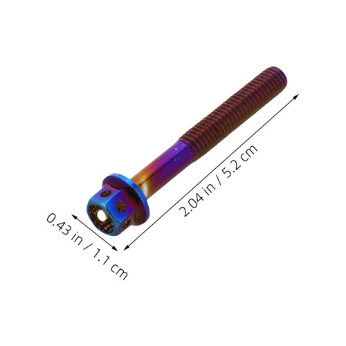 2Ud Tornillos De Aleación Con Iridiscente Para 1