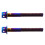 2Pièces Fixations Plaque Alliage Bleues Effet Couleur Arc-En-Ciel 11