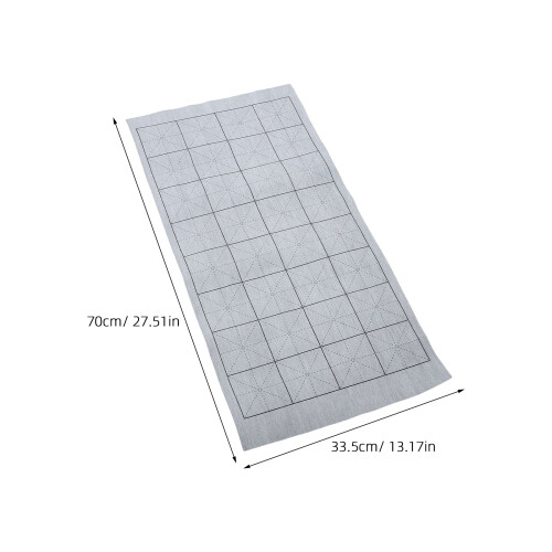 3Pièces Toile Chinoise Non-Tissée Gris Pour 2