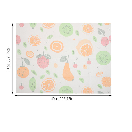 40Pièces Ensemble Nappes Toddler Multicolores Pe Pour Repas 1
