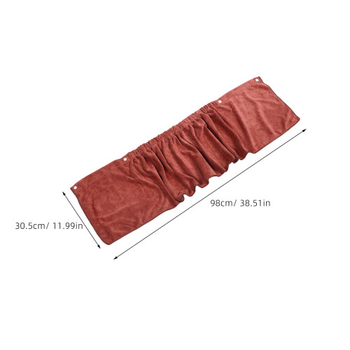Brown Men Bath Towel Wrap Soft Polyester Absorbent Cover 2