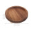 Light Brown Wood Serving Tray Footed Smooth Finish Pastry Platter 3