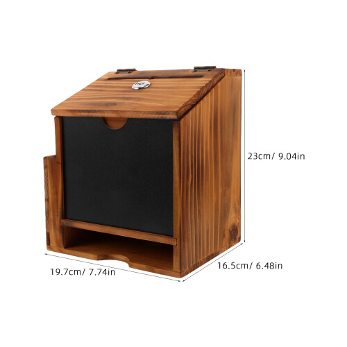 Wall Mounted Solid Wood Mailbox with Lock for Secure Suggestions 2
