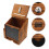 Wall Mounted Solid Wood Mailbox with Lock for Secure Suggestions 11