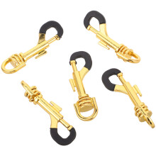 5St Saxhorn Strap Hooks Metall Snabbjustering Guldfärg Verktyg