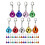 45Pcs Assorted Pet Bells Copper Collar Charms DIY Keychain Accessories 1