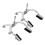 2St Slitstark Cykelbroms I Legering, Silver, , Montering 10