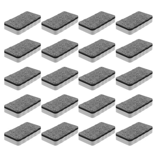 20St Grå Eva Whiteboard Suddgummi Magnetisk För