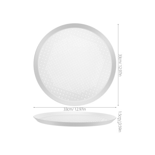 Silver Perforerad Aluminium Non-Stick För Hem Ugn 2