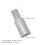 2St Trådad Sopphandtagsadapter I Aluminiumlegering Silver För Moppar 3