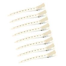Sterke grip-sectie haarclip voor alle leeftijden, kappers,-Wit