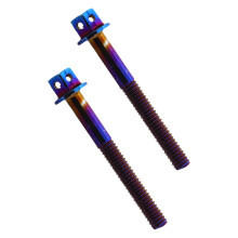 2Pièces Vis Alliage Bleues Effet Feu Pour Modifications